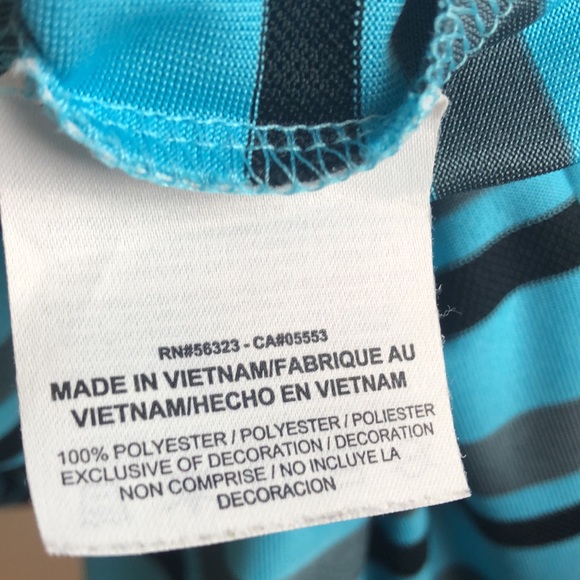 Nike Golf XL Shirt Polo Henley Teal Blue - Picture 6 of 6